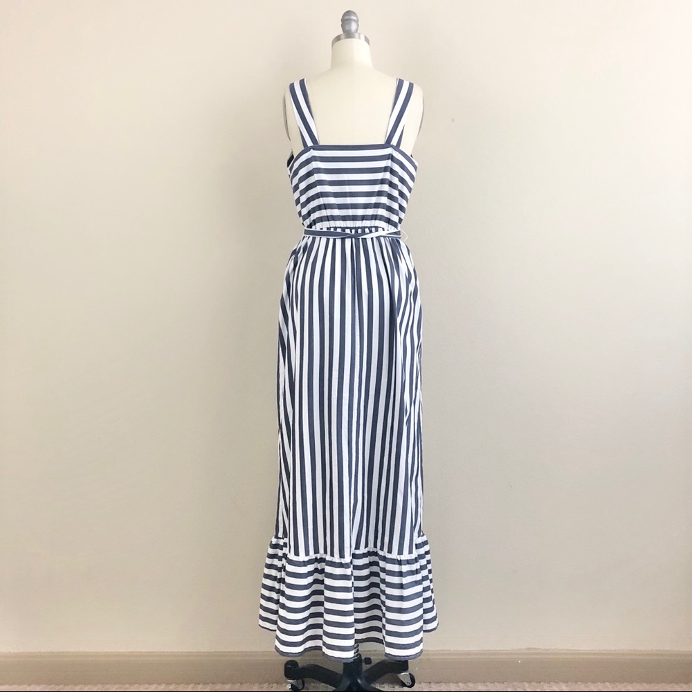 A New Day Striped Tie Waist Maxi Dress - Picture 4 of 5